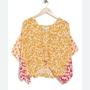 Joie V-Neck Multi-Print Women's Top